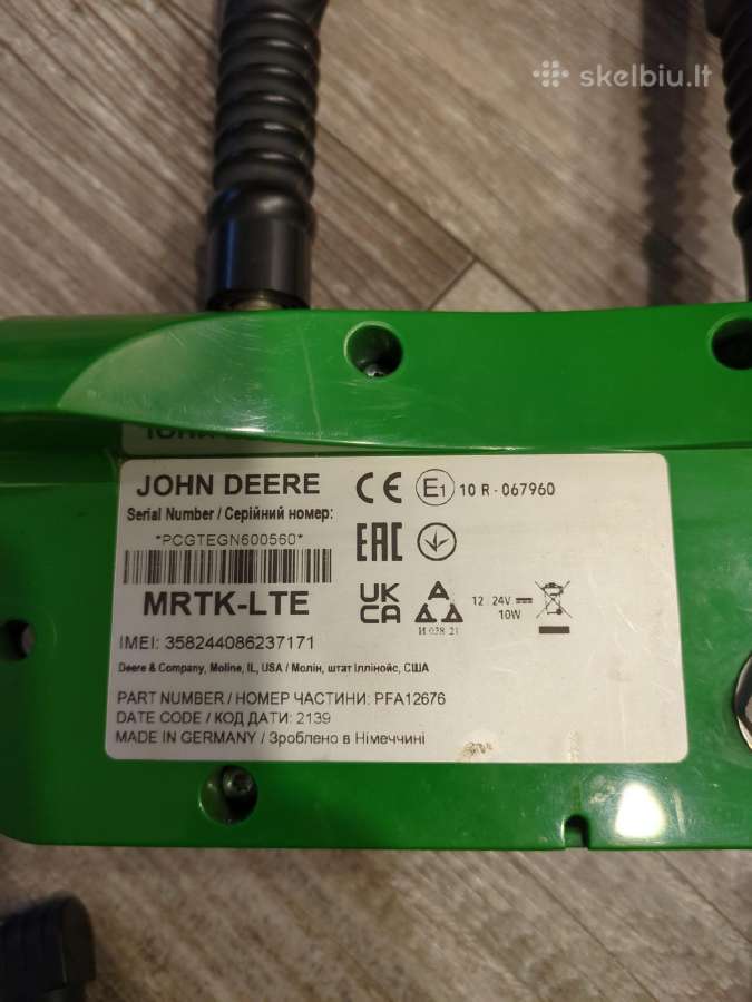 John deere navigacijos mobile rtk signalo imtuvas - nuotraukos Nr. 3