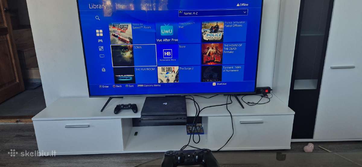 Ps4 Pro 1tb Jailbreak 2 pulteliai+stovas. - nuotraukos Nr. 4