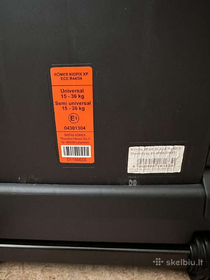 Britax Romer Kidfix Xp autokėdutė, 15 - 36 - nuotraukos Nr. 4