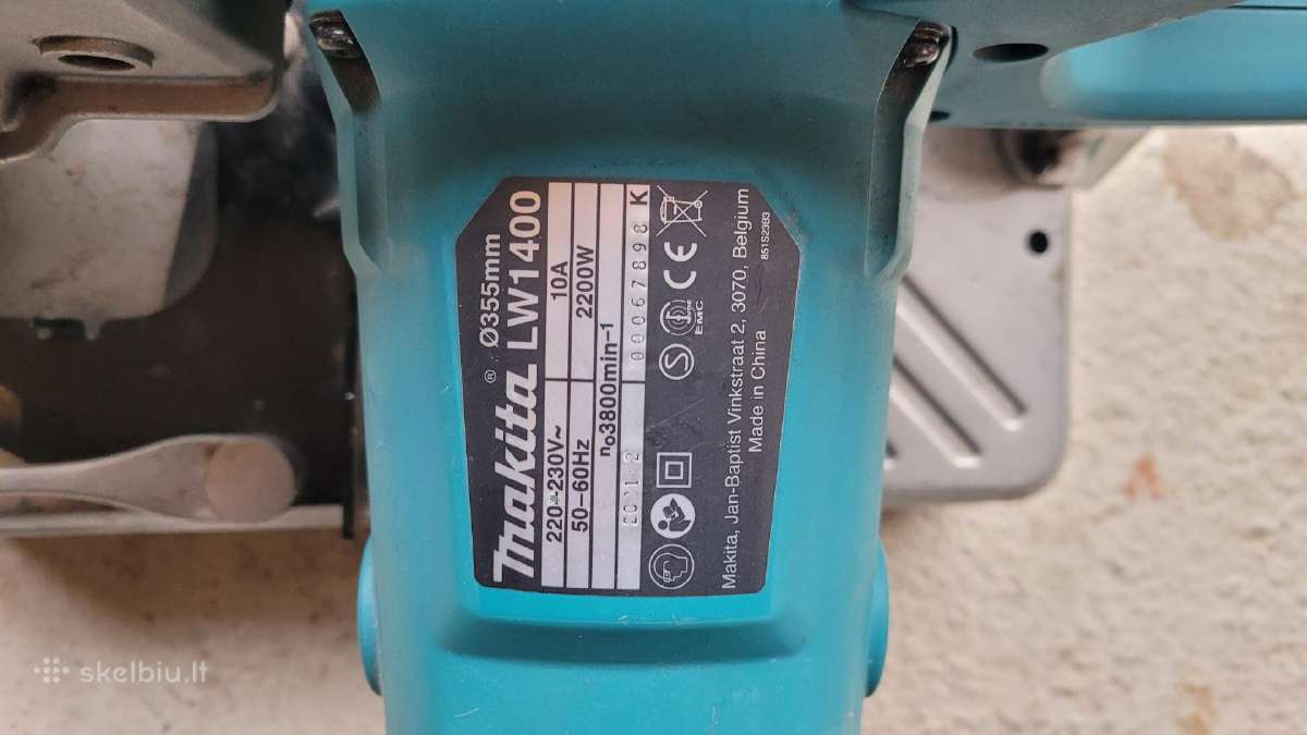 Parduodu metalo pjovimo pjūklą Makita - nuotraukos Nr. 4