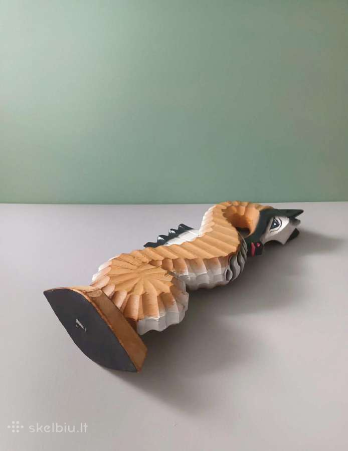 Statulėlė medinė, 32cm aukštis, Jūros arkliukas - nuotraukos Nr. 11