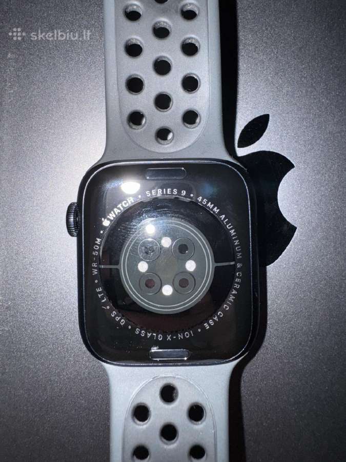 Apple Watch Series 9 GPS +Cellular 45 mm aliuminis - nuotraukos Nr. 2