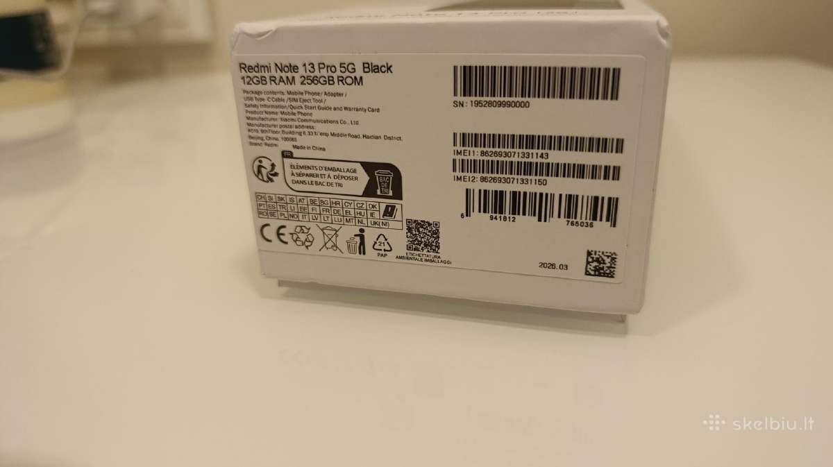 Xiaomi Redmi Note 13 Pro 5G, 12gb/256gb - nuotraukos Nr. 2