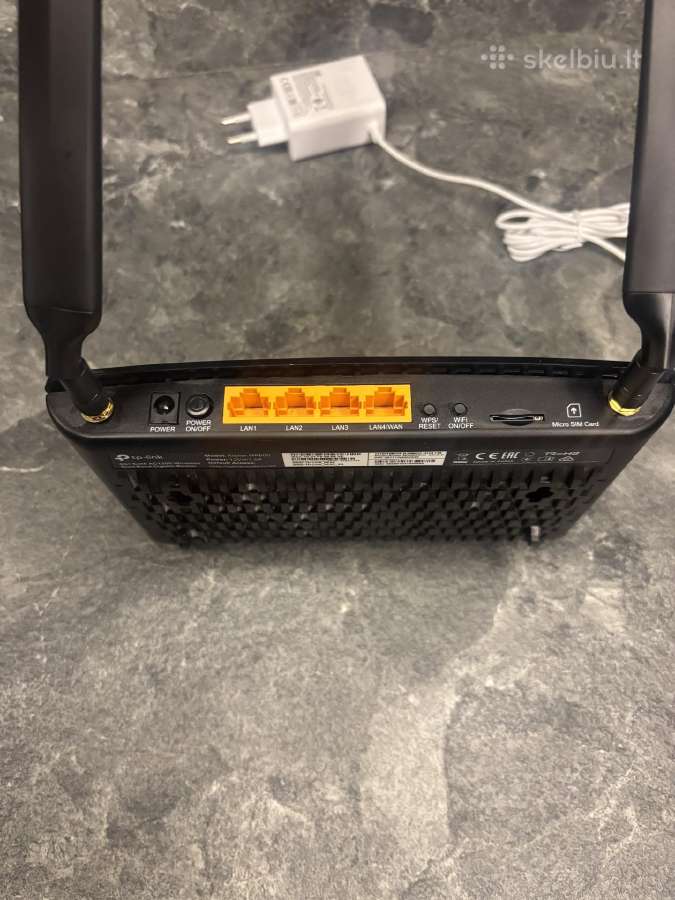 Tp-link WiFi 4G modemas su sim - nuotraukos Nr. 2