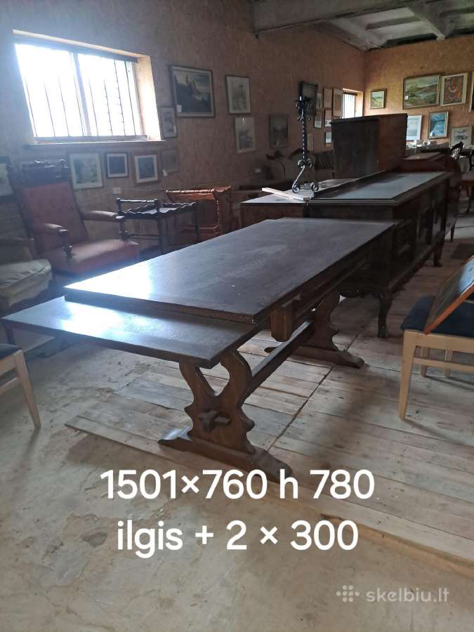 Antikvarinių stalų išpardavimas - nuotraukos Nr. 8