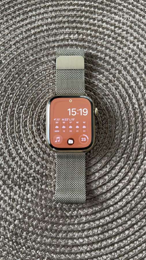 Apple watch 9, 45 mm, stainless, Gold - nuotraukos Nr. 3