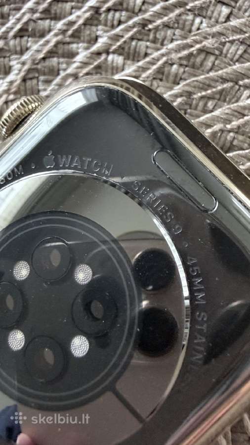 Apple watch 9 Lte, 45 mm, stainless steel, Gold - nuotraukos Nr. 7