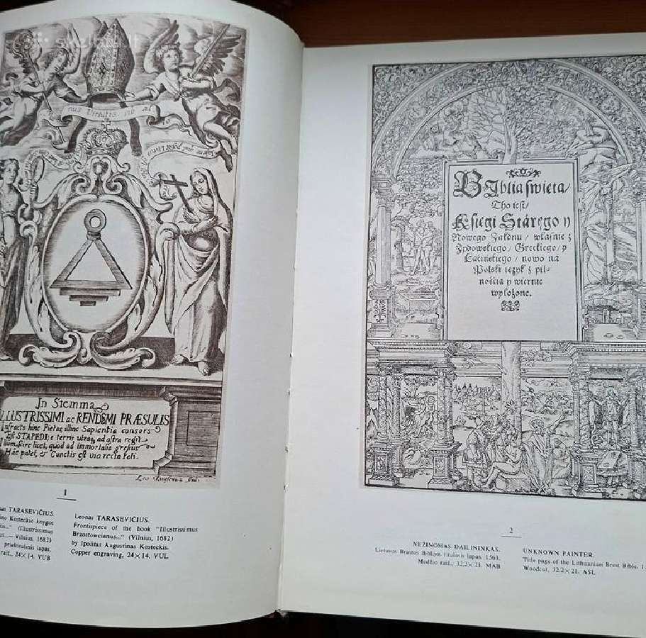 Knyga 1995m. Senoji Lietuvos grafika XVI–XIX a. - nuotraukos Nr. 3
