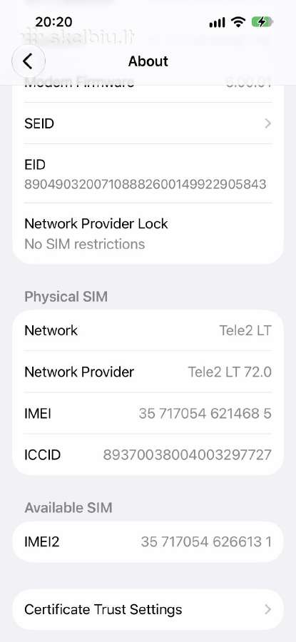 iPhone 14 pro 256 GB - nuotraukos Nr. 5