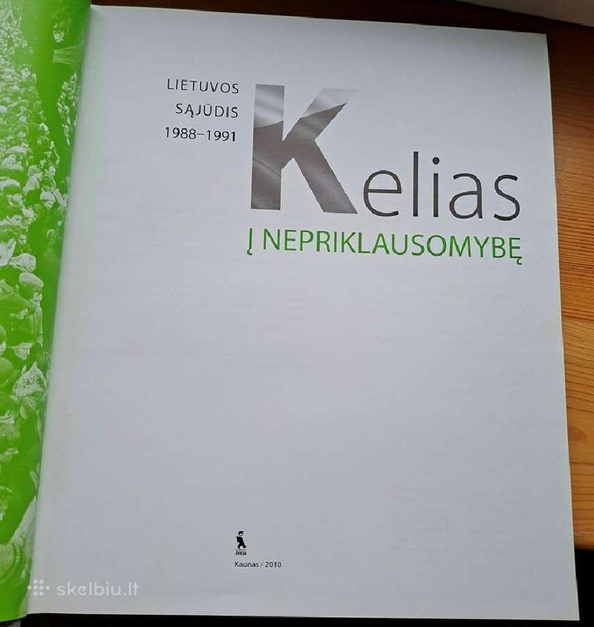 Knyga 2010m. Kelias į nepriklausomybę - nuotraukos Nr. 2