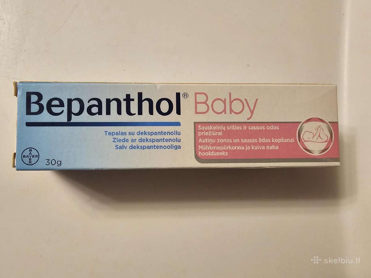 Vaikiška pudra, pataisų sporos, Bepanthol tepalas - nuotraukos Nr. 3
