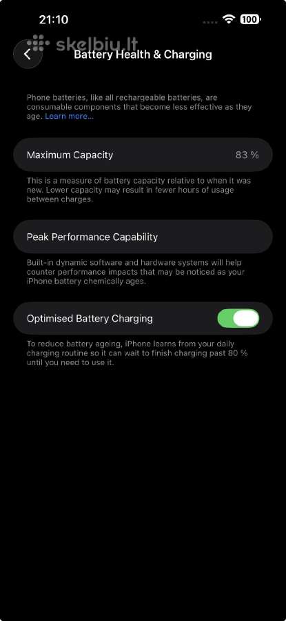 iPhone 14 Pro Max 128 GB Space Black - nuotraukos Nr. 9