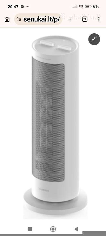 Termoventiliatorius Xiaomi Bhr8228eu, 2 kw. - nuotraukos Nr. 2