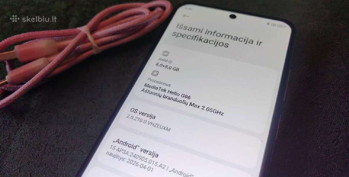 Xiaomi Redmi Note 12s 16/256gb - nuotraukos Nr. 4
