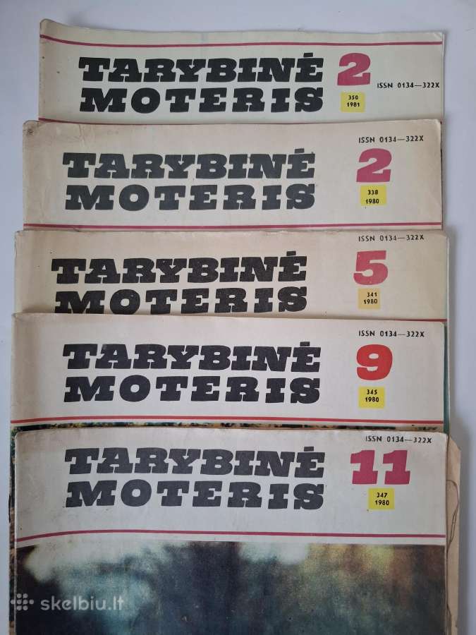 5 žurnalai tarybinė moteris 1980-1981 - nuotraukos Nr. 2