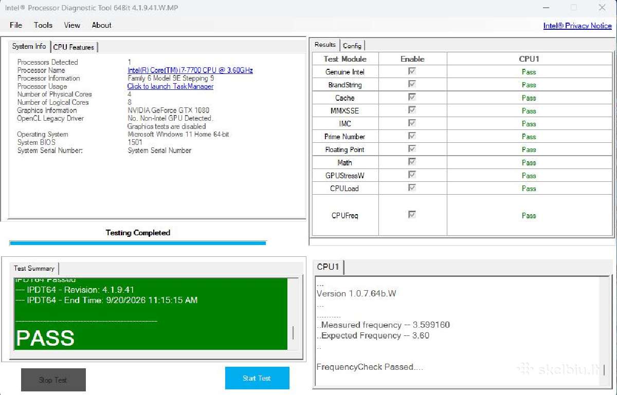 Intel Core i7 7700 - nuotraukos Nr. 4
