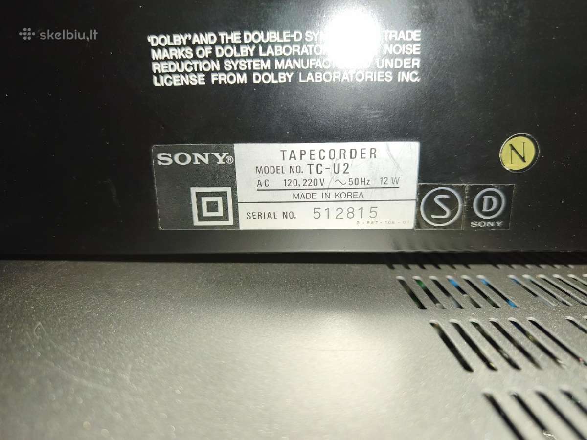 Sony Tc-u2 - nuotraukos Nr. 3