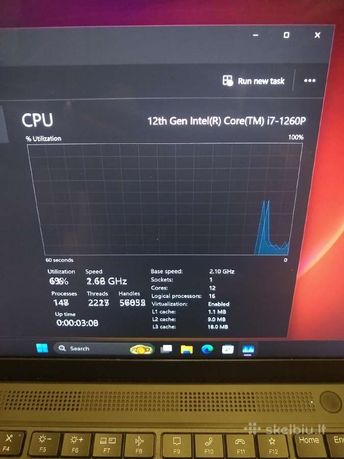 P14s i7-1260p/16/500/ 4k touch - nuotraukos Nr. 4