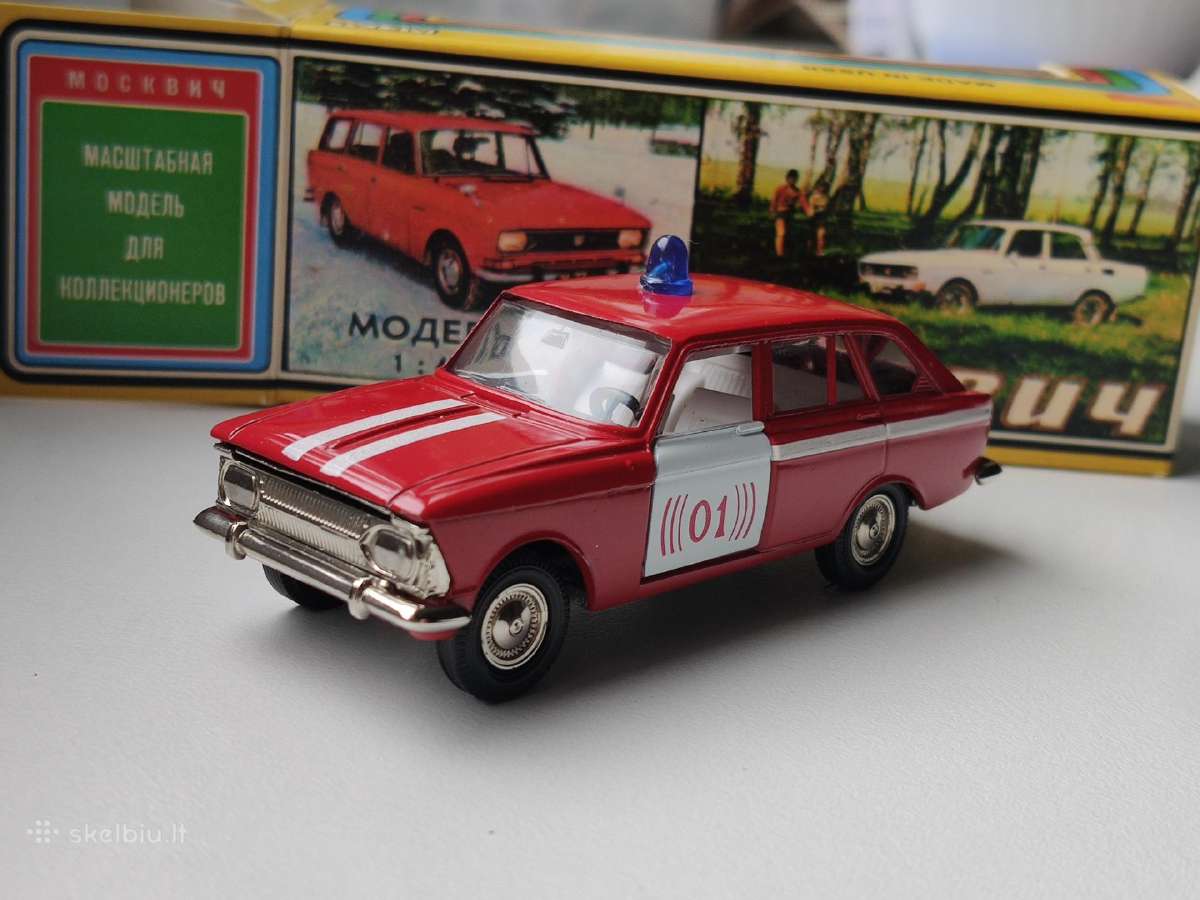 1:43 Moskvich moskvic iz 1500 kombi ussr gaisrine - nuotraukos Nr. 4