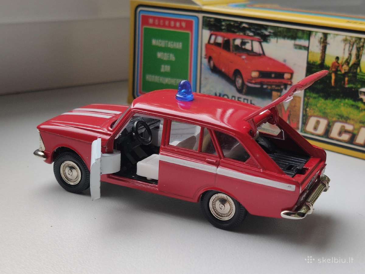 1:43 Moskvich moskvic iz 1500 kombi ussr gaisrine - nuotraukos Nr. 5