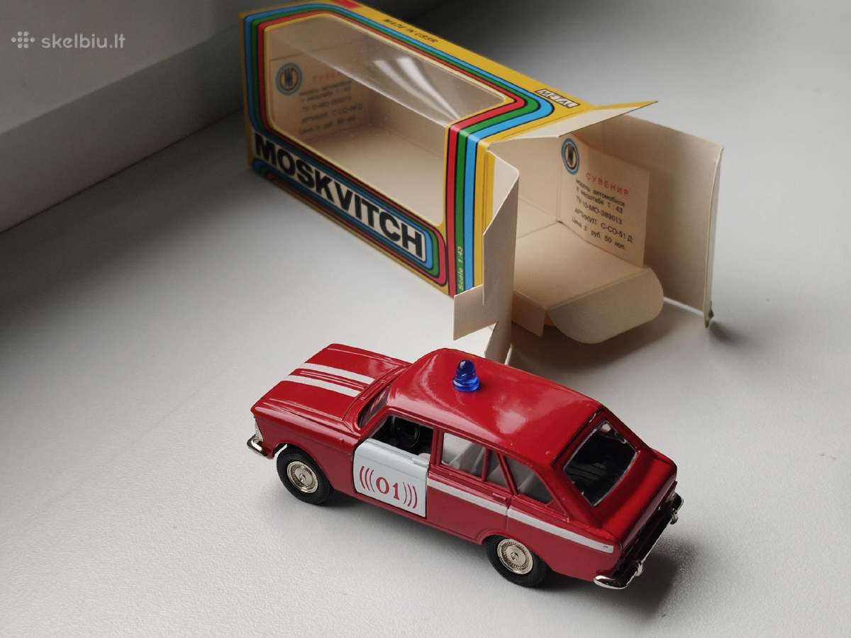 1:43 Moskvich moskvic iz 1500 kombi ussr gaisrine - nuotraukos Nr. 9