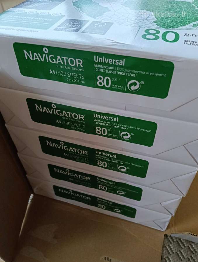 Navigator a4 biuro popierius dėžė - nuotraukos Nr. 2
