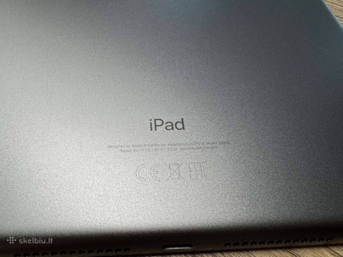 Apple iPad 9th Gen (2021), 64 GB, Space Gray - nuotraukos Nr. 6
