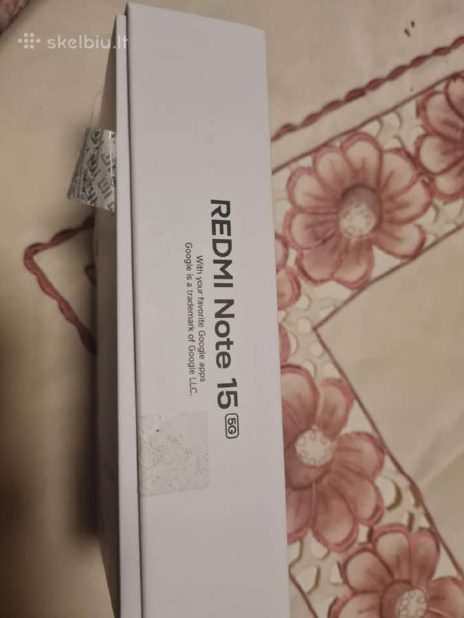 Xiaomi Redmi Note 15 5 G 128 GB Naujas Telefonas - nuotraukos Nr. 2
