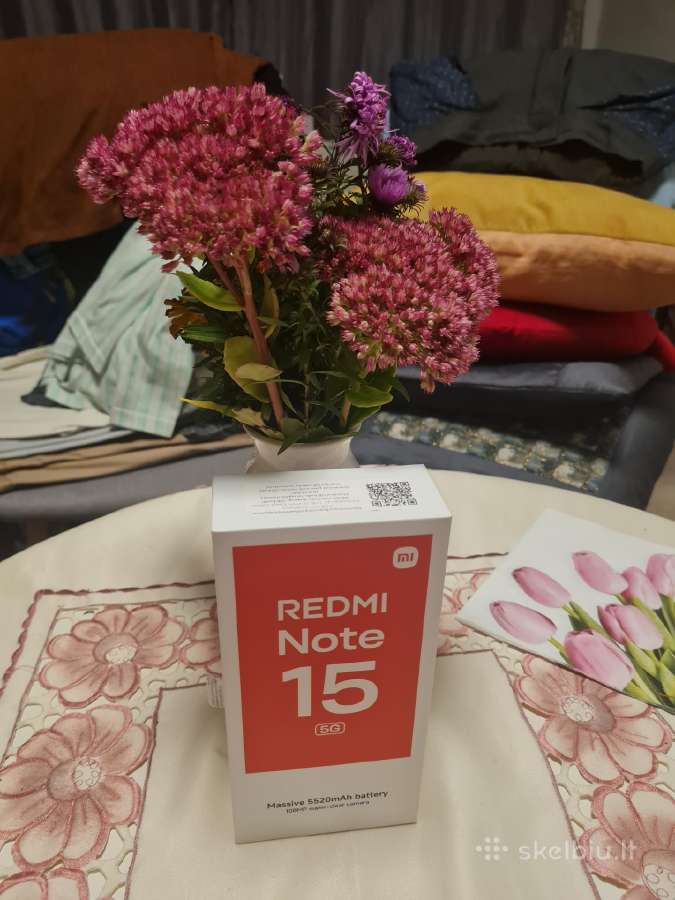 Xiaomi Redmi Note 15 5 G 128 GB Naujas Telefonas - nuotraukos Nr. 5