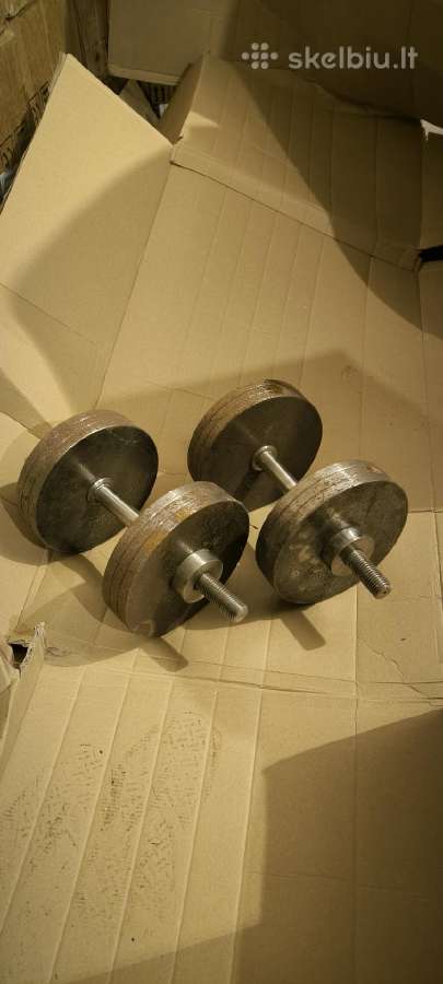 Parduodu hantelius svoris po 19,5kg - nuotraukos Nr. 2