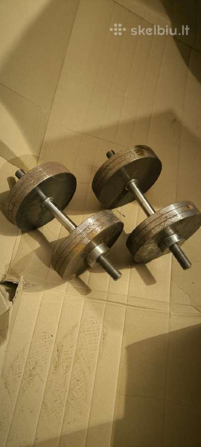 Parduodu hantelius svoris po 19,5kg - nuotraukos Nr. 3