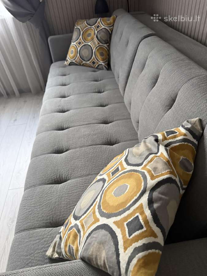 Pilka sofa - nuotraukos Nr. 2