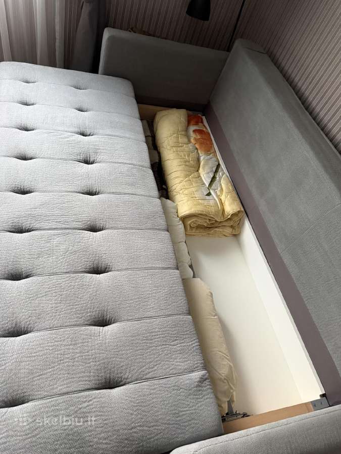 Pilka sofa - nuotraukos Nr. 3