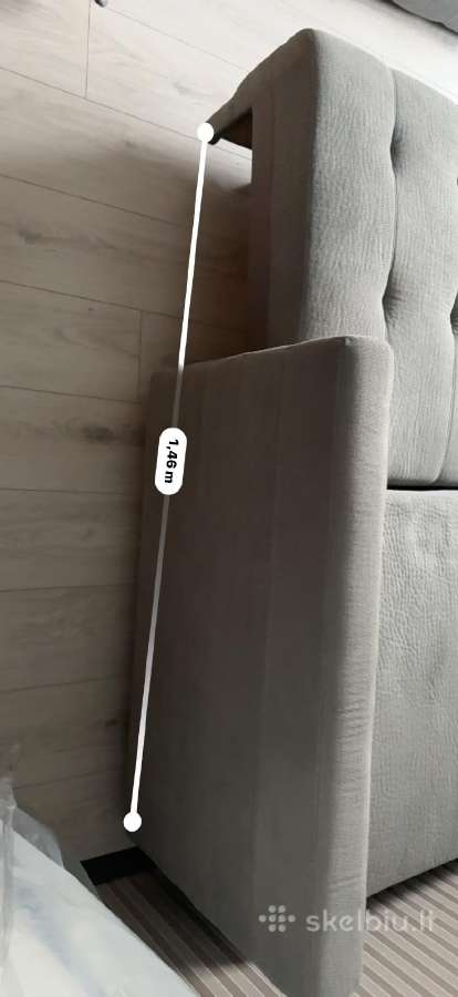 Pilka sofa - nuotraukos Nr. 7
