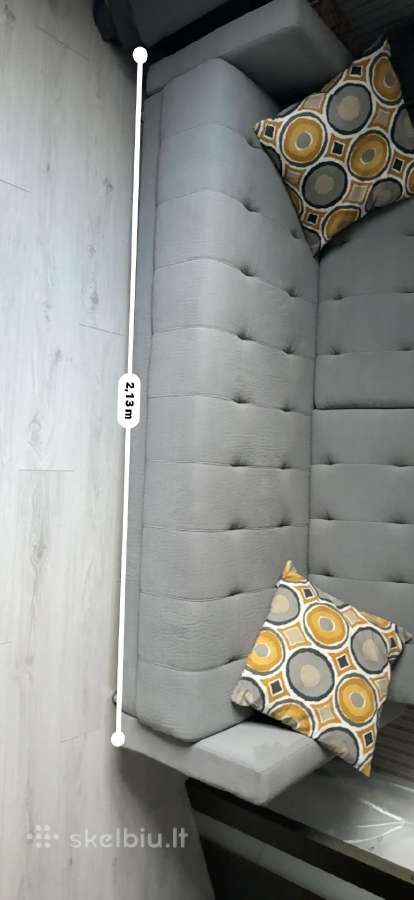 Pilka sofa - nuotraukos Nr. 8