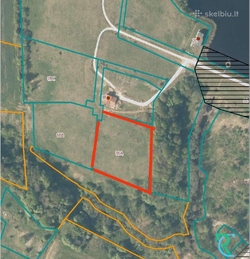 Sklypas prie Lapių k. ežero tvenkinio namų valda - nuotraukos Nr. 11