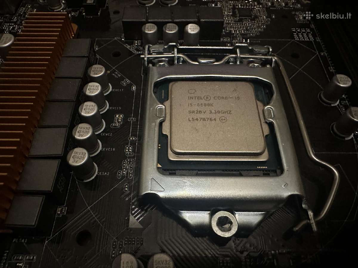 Asrock z170 pro4s + i5-6600k 4 cores 3,9ghz - nuotraukos Nr. 3