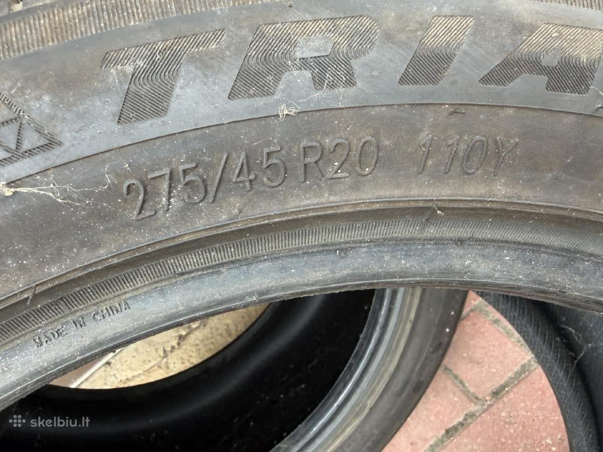 Vasarinės Triangle Sportex 275/45 R20 padangos - nuotraukos Nr. 4