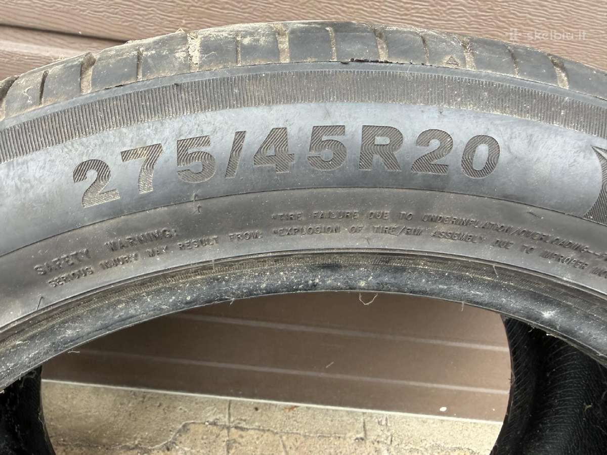 Vasarinės Triangle Sportex 275/45 R20 padangos - nuotraukos Nr. 5