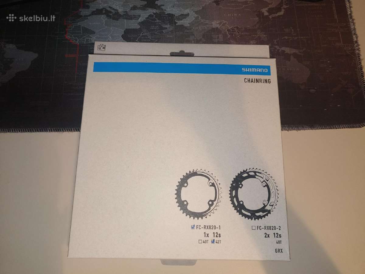 Shimano GRX 12s 42t chainring fc-rx820-1 - nuotraukos Nr. 2
