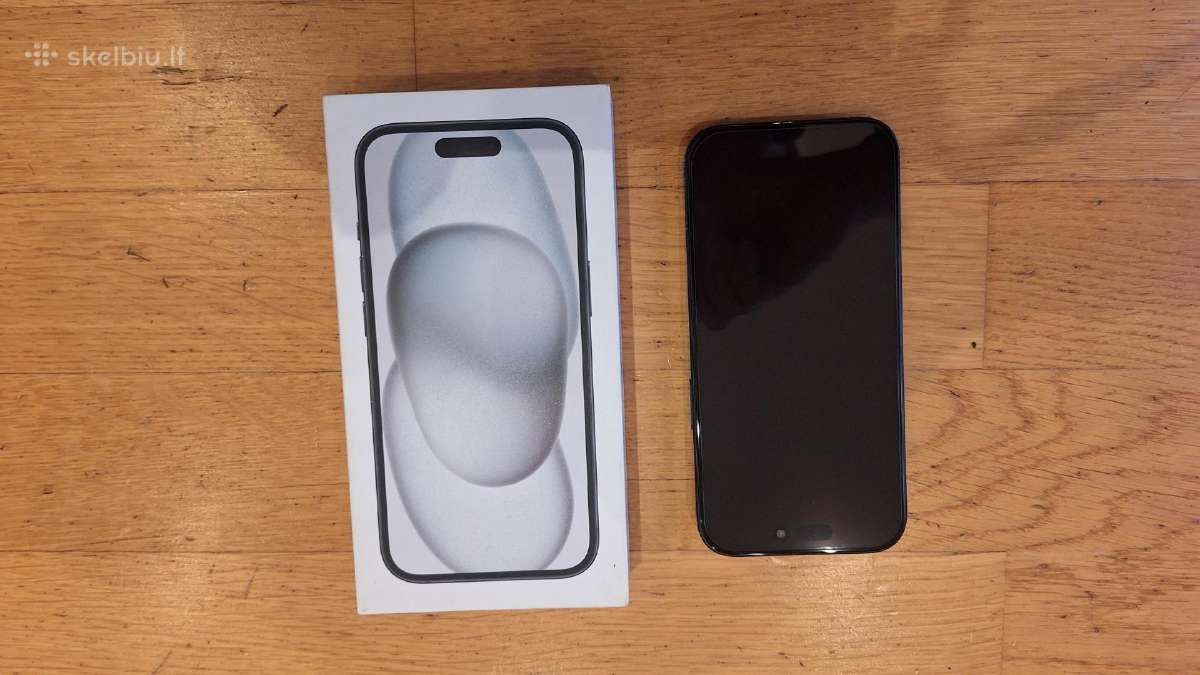 iPhone 15 128gb black - nuotraukos Nr. 3