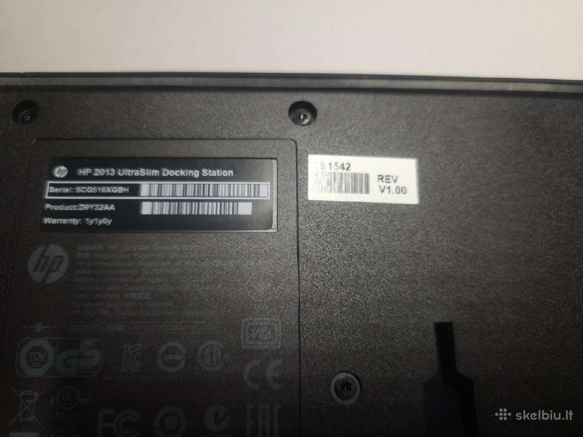 Hp Elitebook 820 G3 8gb RAM 256gb SSD Docking - nuotraukos Nr. 8