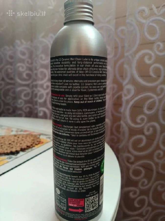 Muc-off C3 Wet Ceramic Lube Refill 300ml - nuotraukos Nr. 2