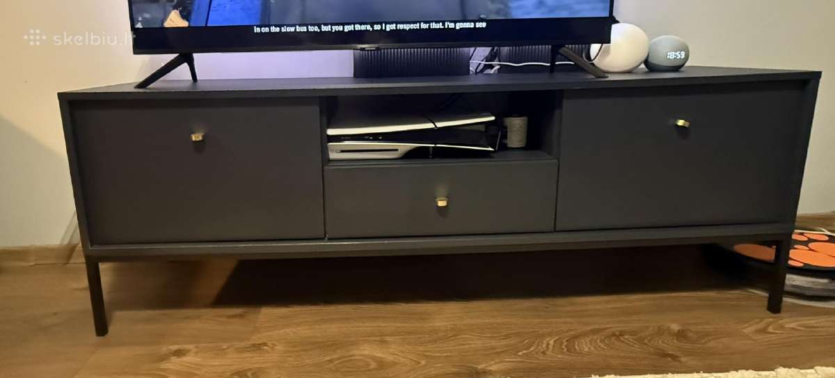 Tamsiai mėlynas TV staliukas - nuotraukos Nr. 2