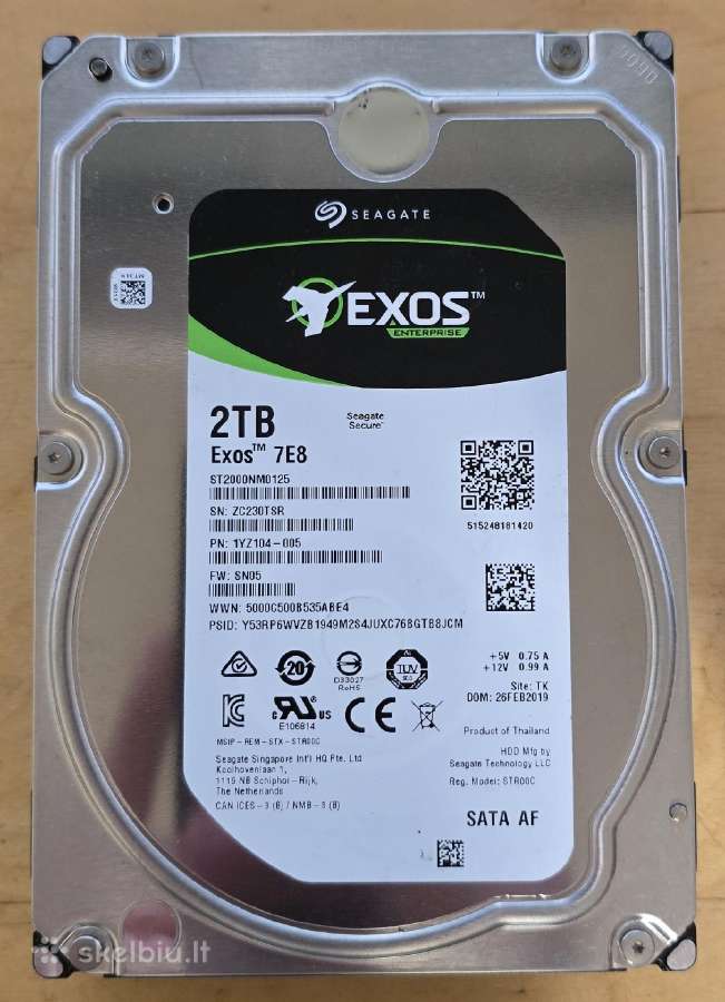 3.5" Sata HDD 1tb 2tb 3tb - Nauji ir naudoti - nuotraukos Nr. 3