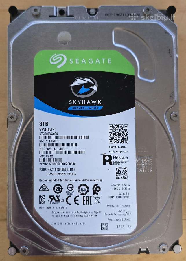 3.5" Sata HDD 1tb 2tb 3tb - Nauji ir naudoti - nuotraukos Nr. 4