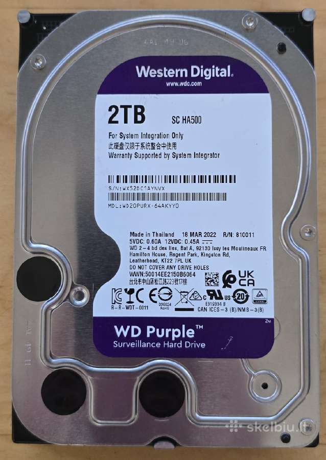 3.5" Sata HDD 1tb 2tb 3tb - Nauji ir naudoti - nuotraukos Nr. 7
