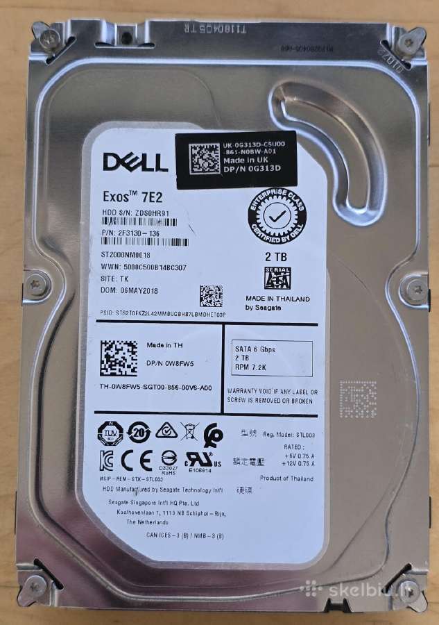 3.5" Sata HDD 1tb 2tb 3tb - Nauji ir naudoti - nuotraukos Nr. 8