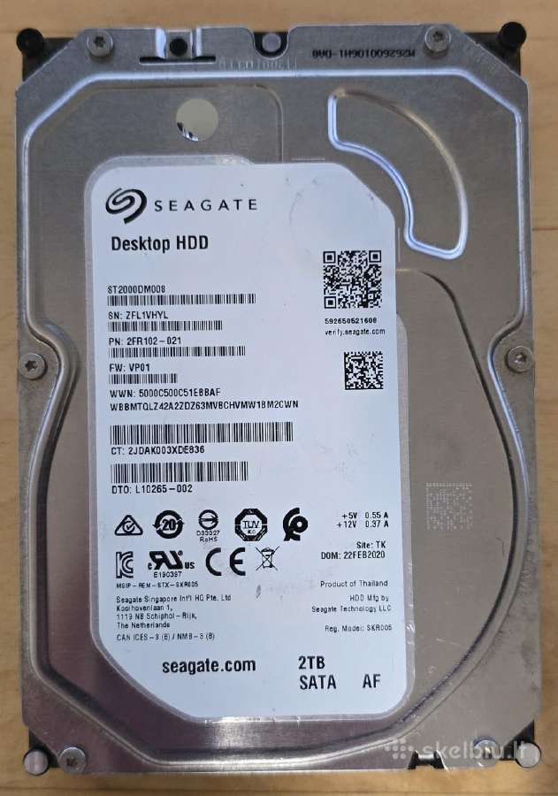 3.5" Sata HDD 1tb 2tb 3tb - Nauji ir naudoti - nuotraukos Nr. 9