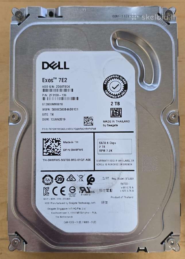 3.5" Sata HDD 1tb 2tb 3tb - Nauji ir naudoti - nuotraukos Nr. 10
